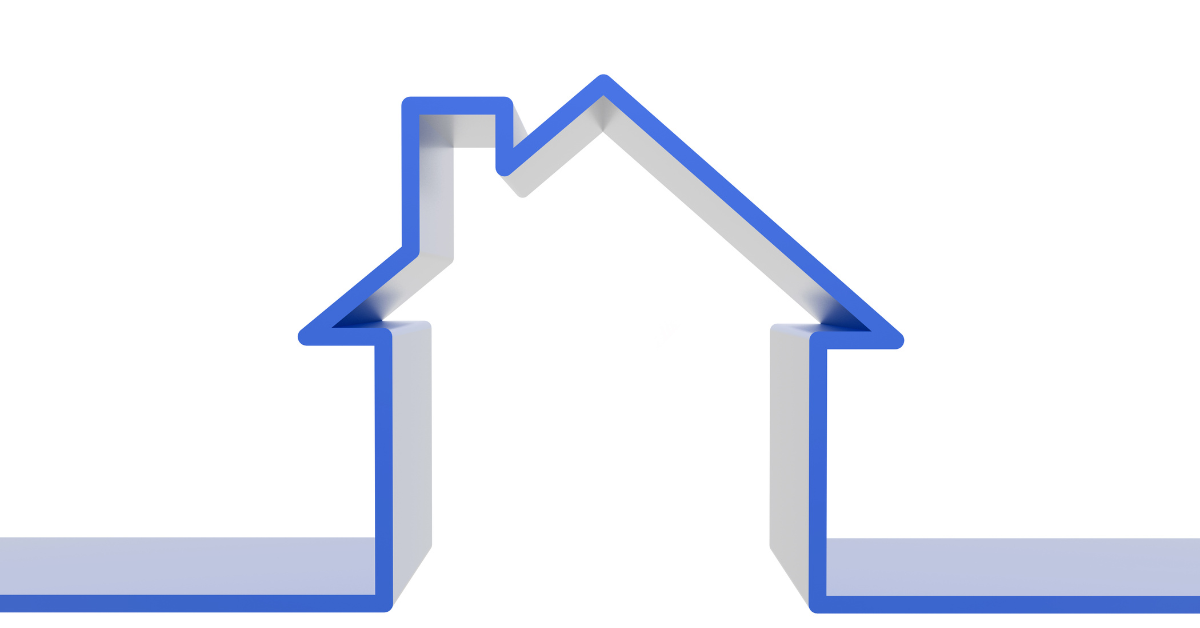 Ícone de casa representando como o lar influencia diretamente a saúde e o bem-estar das pessoas